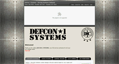Desktop Screenshot of defcon1systems.com